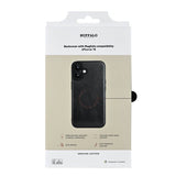 Buffalo iPhone 16 Cover Ægte læder MagSeries Sort