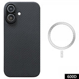iPhone 16 Cover Aramidfiber MagSafe Sort