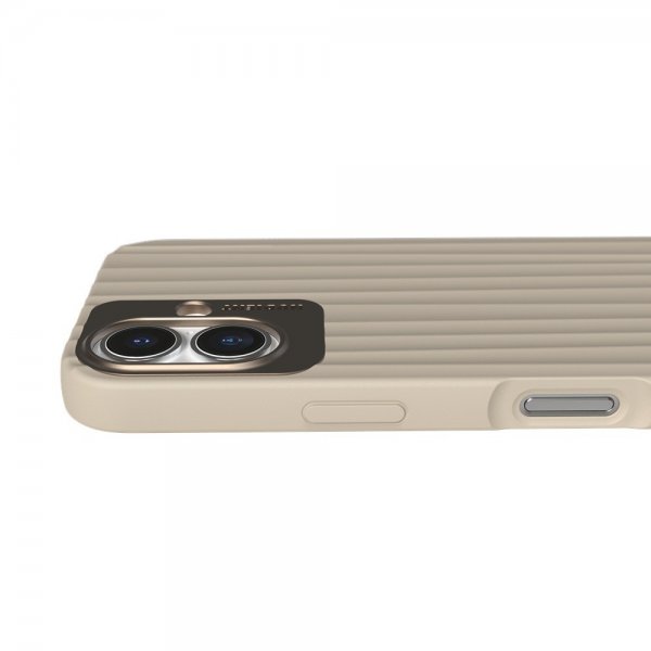 Nudient iPhone 16 Cover Bold MagSafe Linen Beige