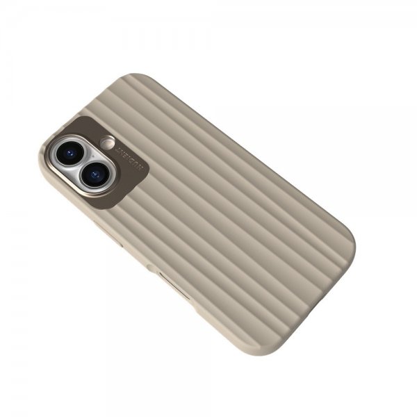 Nudient iPhone 16 Cover Bold MagSafe Linen Beige