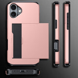 iPhone 16 Cover Card Slide Grå