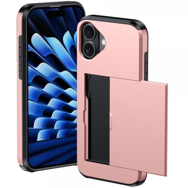 iPhone 16 Cover Card Slide Grøn