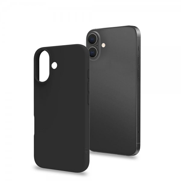 Celly iPhone 16 Cover CROMO Sort
