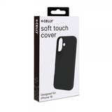 Celly iPhone 16 Cover CROMO Sort