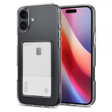 Spigen iPhone 16 Cover Crystal Slot Crystal Clear