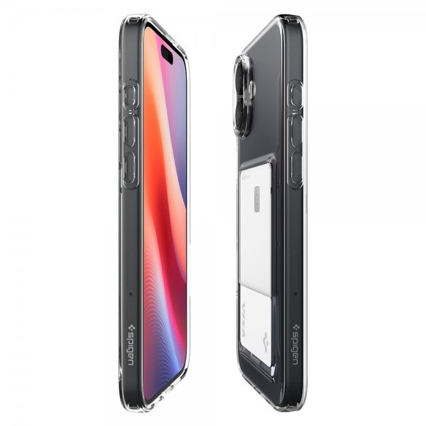 Spigen iPhone 16 Cover Crystal Slot Crystal Clear