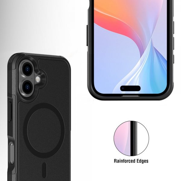 4smarts iPhone 16 Cover Defend Etui Ultimag Sort