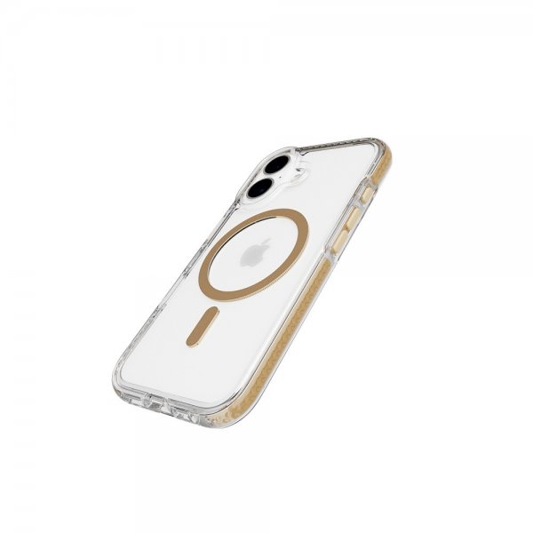 Tech21 iPhone 16 Cover EvoCrystal MagSafe Guld