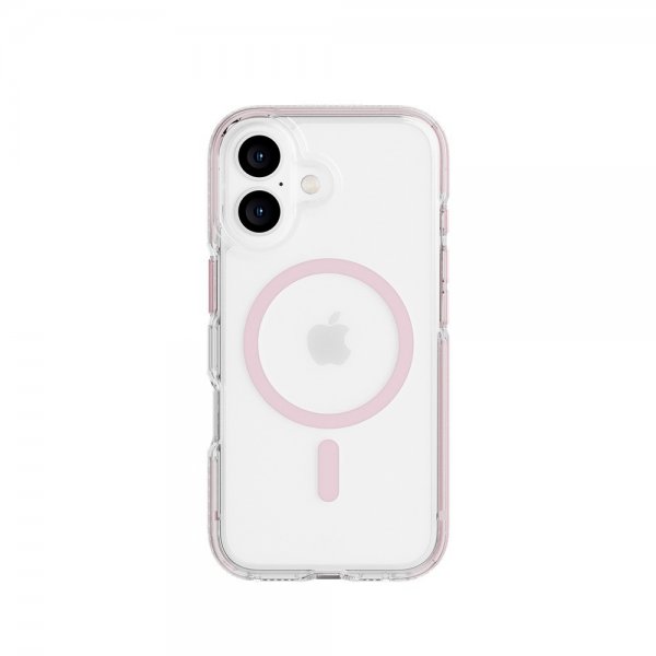 Tech21 iPhone 16 Cover EvoCrystal MagSafe Rosa