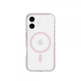 Tech21 iPhone 16 Cover EvoCrystal MagSafe Rosa