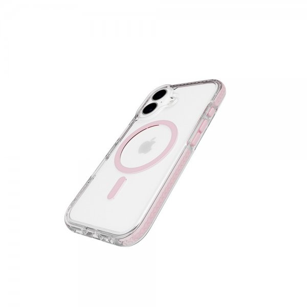 Tech21 iPhone 16 Cover EvoCrystal MagSafe Rosa