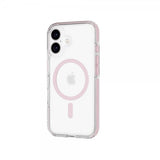 Tech21 iPhone 16 Cover EvoCrystal MagSafe Rosa