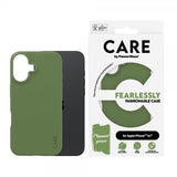 CARE by PanzerGlass iPhone 16 Cover Moderigtig Grøn
