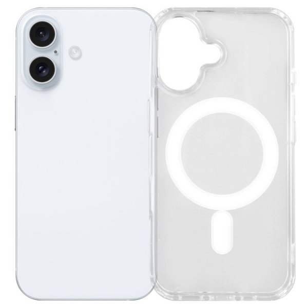 Nordic Covers iPhone 16 Cover Feather Series MagSafe Transparent