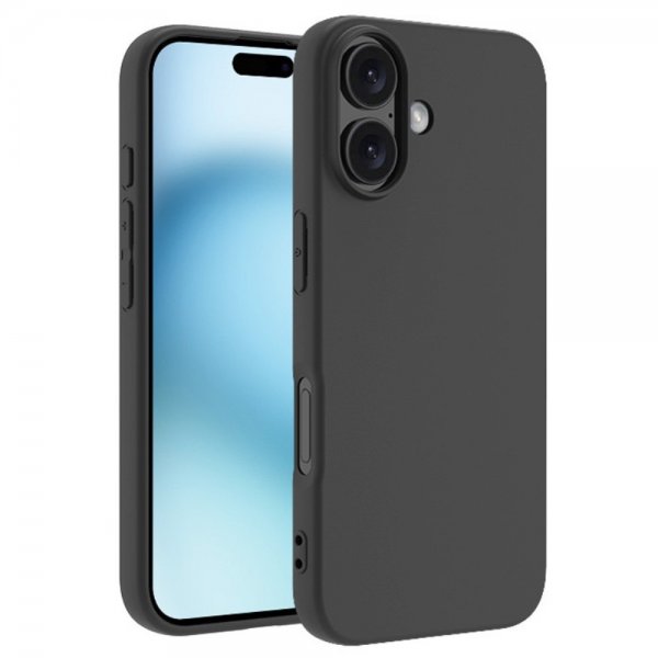 Nordic Covers iPhone 16 Cover Feather Series Raven Black