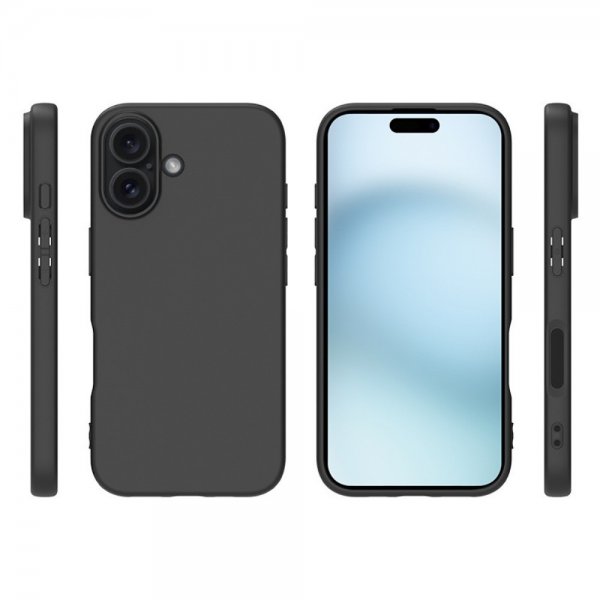 Nordic Covers iPhone 16 Cover Feather Series Raven Black