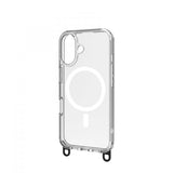 Celly iPhone 16 Cover Freedom Necklace MagSafe Transparent