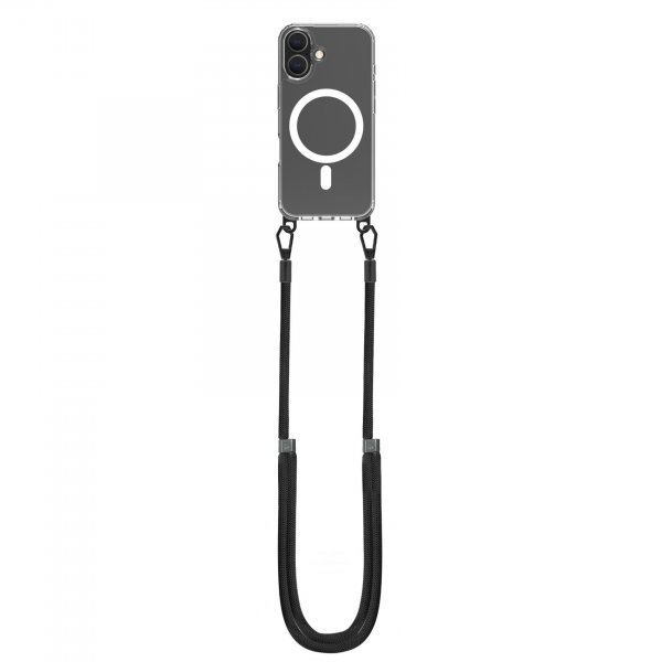 Celly iPhone 16 Cover Freedom Necklace MagSafe Transparent