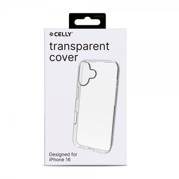 Celly iPhone 16 Cover GELSKIN Gennemsigtig