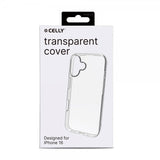 Celly iPhone 16 Cover GELSKIN Gennemsigtig