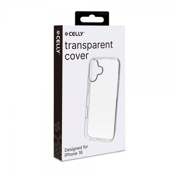 Celly iPhone 16 Cover GELSKIN Gennemsigtig