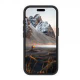 dbramante1928 iPhone 16 Cover Iceland Ultra D3O MagSafe Kickstand Sort