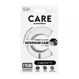 CARE by PanzerGlass iPhone 16 Cover Kickstand MagSafe Sølv