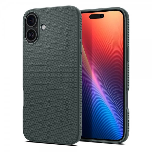 Spigen iPhone 16 Cover Liquid Air Abyss Green