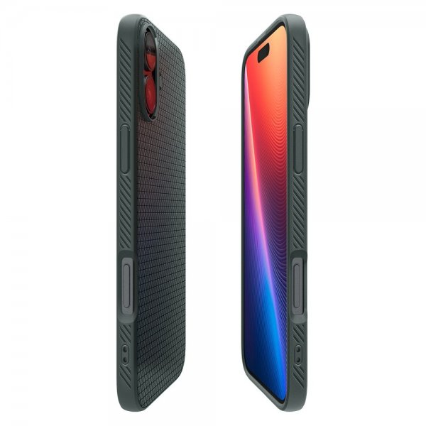 Spigen iPhone 16 Cover Liquid Air Abyss Green