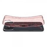 Spigen iPhone 16 Cover Liquid Crystal Glitter Rose Quartz