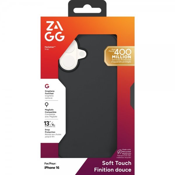 ZAGG iPhone 16 Cover Manhattan Snap Sort