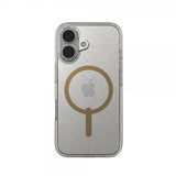 ZAGG iPhone 16 Cover Milan Snap Gold Glitter