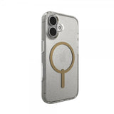 ZAGG iPhone 16 Cover Milan Snap Gold Glitter