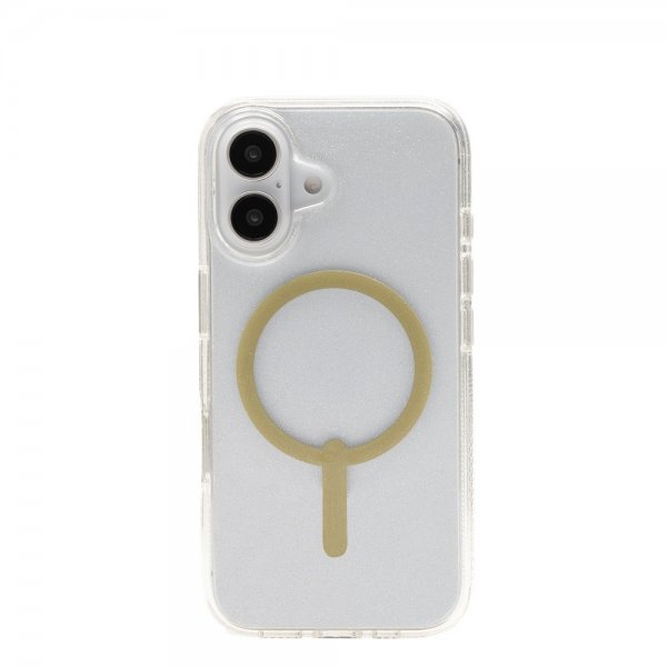 ZAGG iPhone 16 Cover Milan Snap Gold Glitter