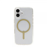 ZAGG iPhone 16 Cover Milan Snap Gold Glitter