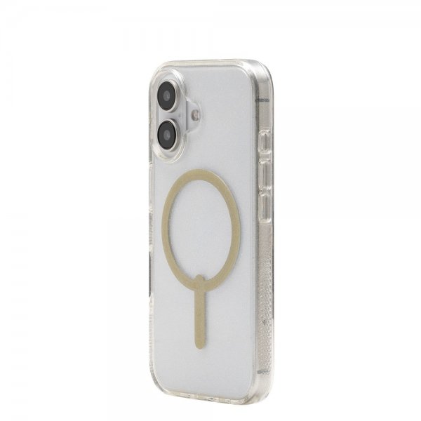 ZAGG iPhone 16 Cover Milan Snap Gold Glitter