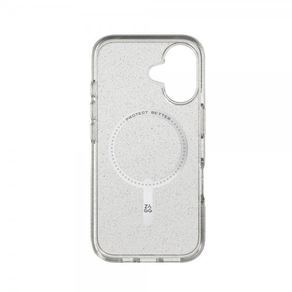ZAGG iPhone 16 Cover Milan Snap Gold Glitter