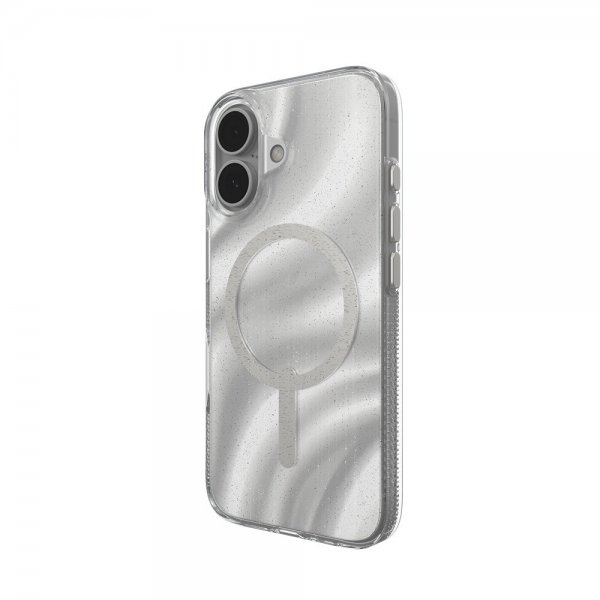 ZAGG iPhone 16 Cover Milan Snap Swirl Glitter