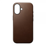 Nomad iPhone 16 Skal Modern Læder Cover Brun