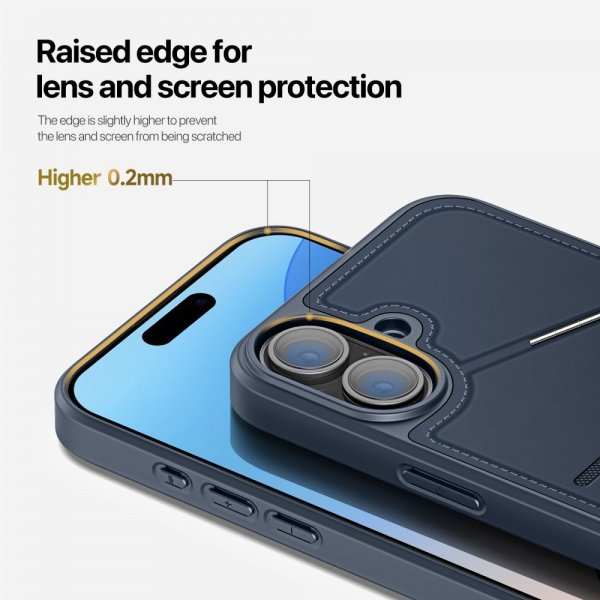 Dux Ducis iPhone 16 Cover Rafi II Series MagSafe Blå
