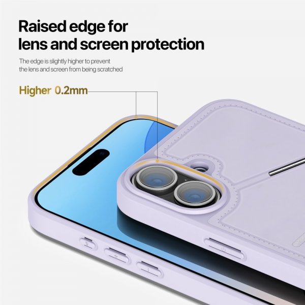 Dux Ducis iPhone 16 Cover Rafi II Series MagSafe Lilla