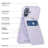 Dux Ducis iPhone 16 Cover Rafi II Series MagSafe Lilla
