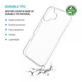 Fast iPhone 16 Cover ReStory Transparent