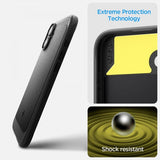 Spigen iPhone 16 Cover Rugged Armor MagFit Mat Sort