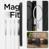 Spigen iPhone 16 Cover Rugged Armor MagFit Mat Sort