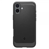 Spigen iPhone 16 Cover Rugged Armor MagFit Mat Sort