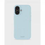 holdit iPhone 16 Cover Silikone Mineral Blue