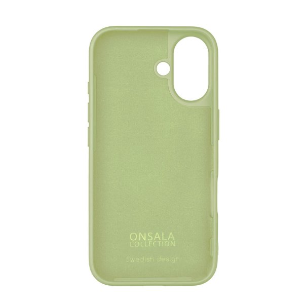 Onsala iPhone 16 Cover Silikonefornemmelse Lime
