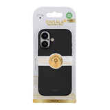 Onsala iPhone 16 Cover Silikonefølelse Sort