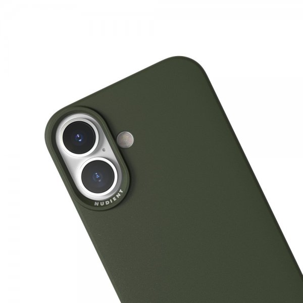 Nudient iPhone 16 Cover Tyndt Cover MagSafe Pine Green